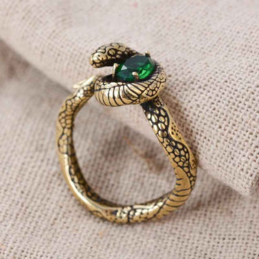 Bague Serpent Jade